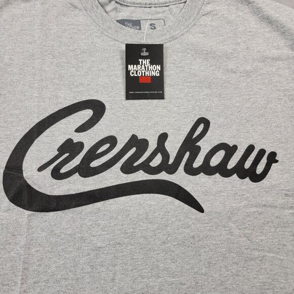 The Marathon Clothing Shirt Mens Small Gray Crenshaw Script Graphic TMC Crewneck - Picture 5 of 9